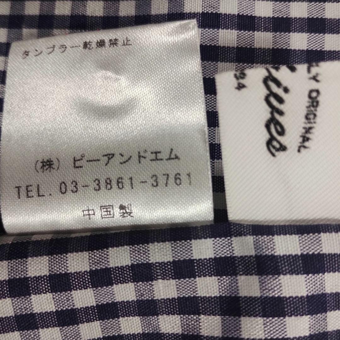 アルシーヴ ギンガムチェック パフスリーブ 半袖シャツ M カジュアル 可愛い 7