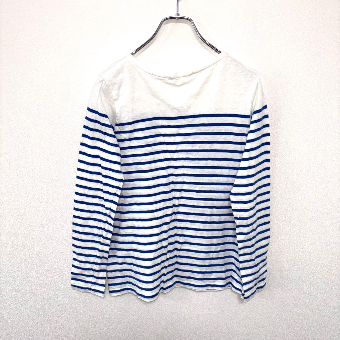 BACK NUMBER ストライプ長袖Tシャツ Mサイズd718 11