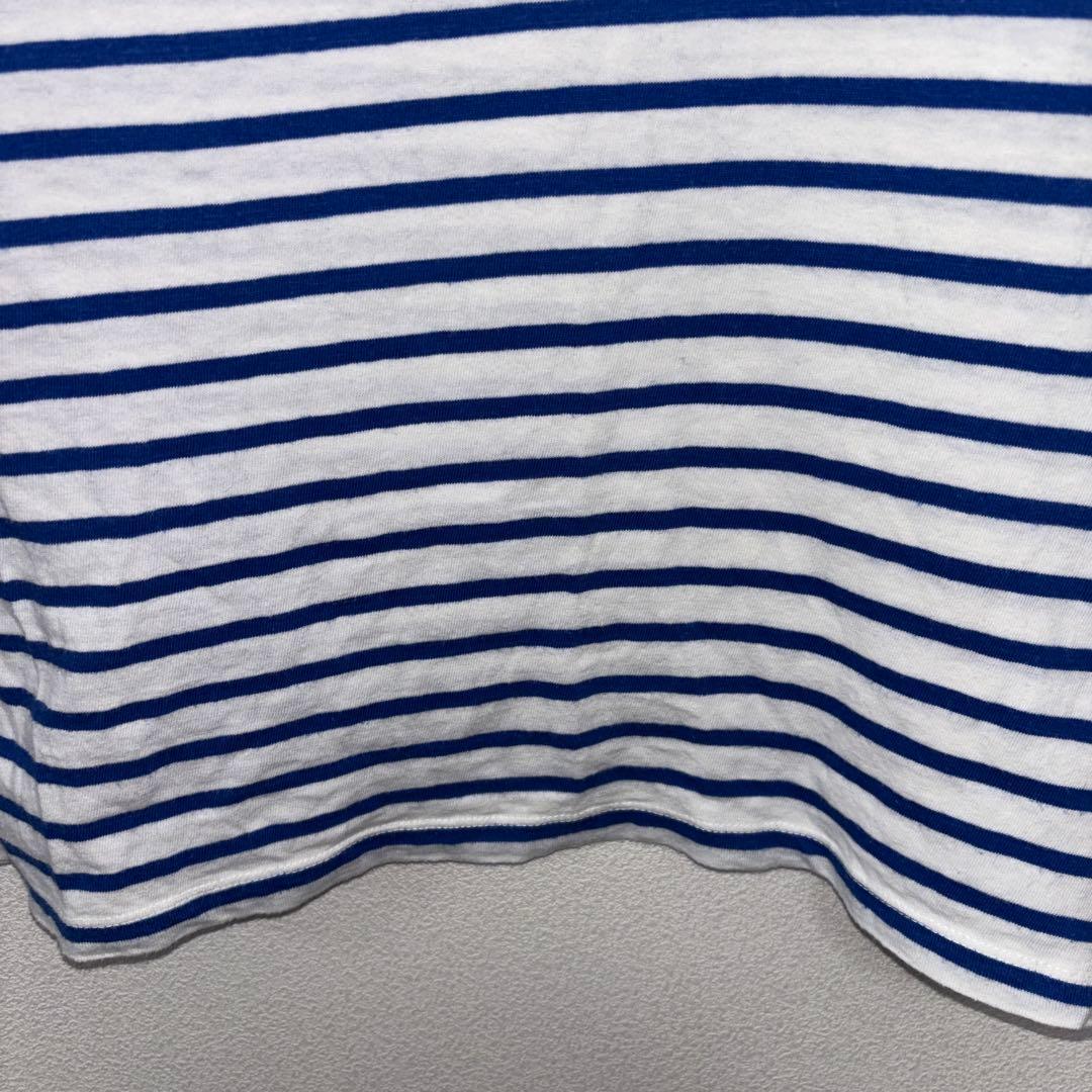 BACK NUMBER ストライプ長袖Tシャツ Mサイズd718 10