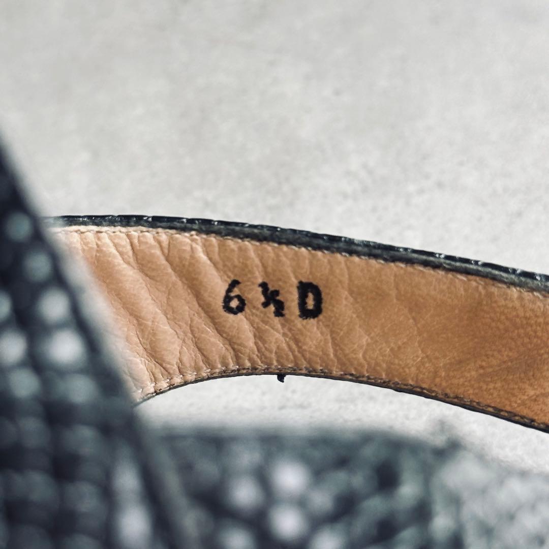 Salvatore Ferragamo リザード　ヴァラ　ストラップ　サンダル 12