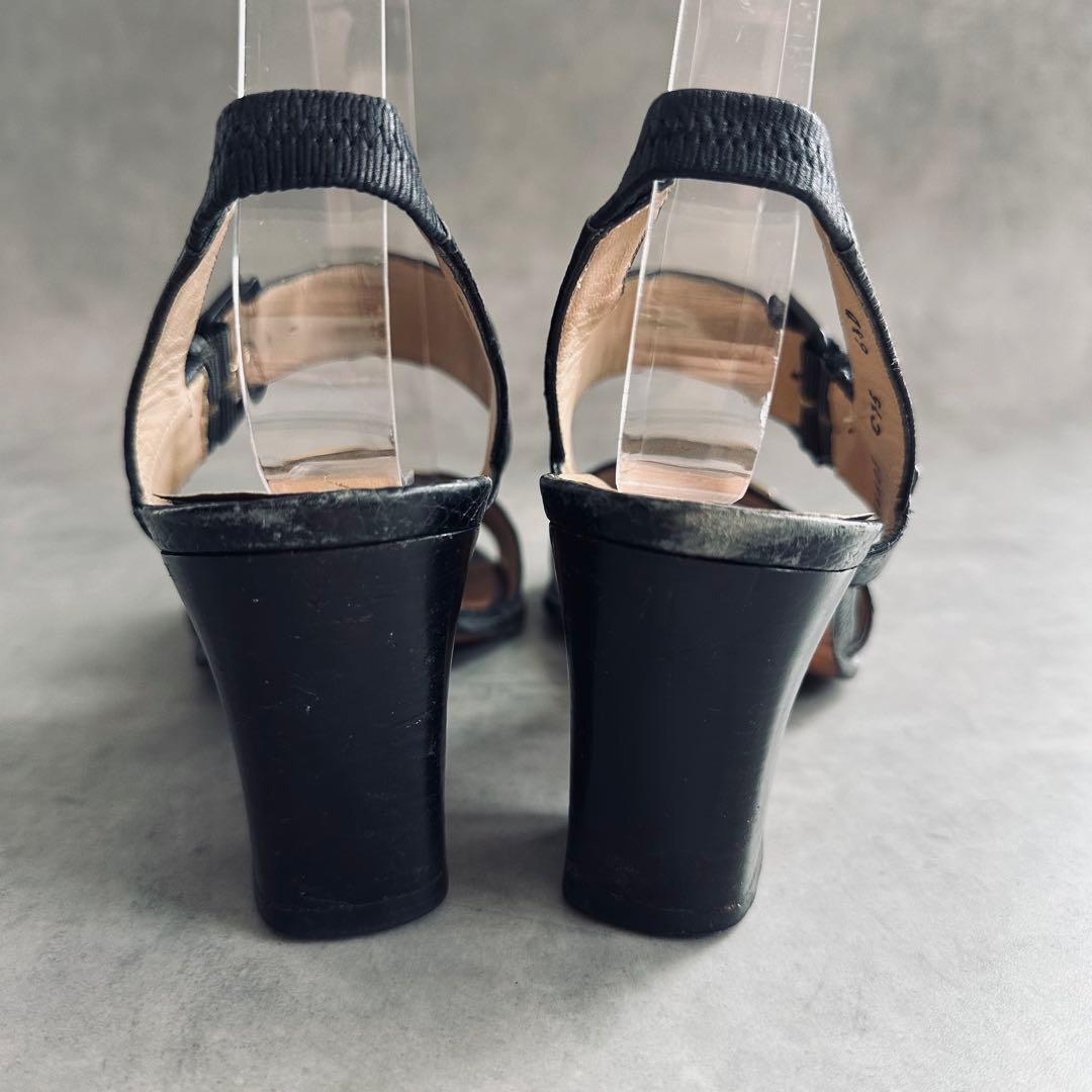 Salvatore Ferragamo リザード　ヴァラ　ストラップ　サンダル 7