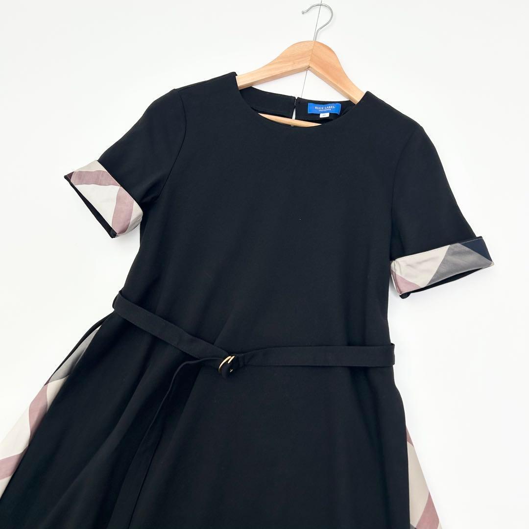 美品✨ブルーレーベルクレストブリッジ　コンパクトライトポンチドレス　ブラック 3