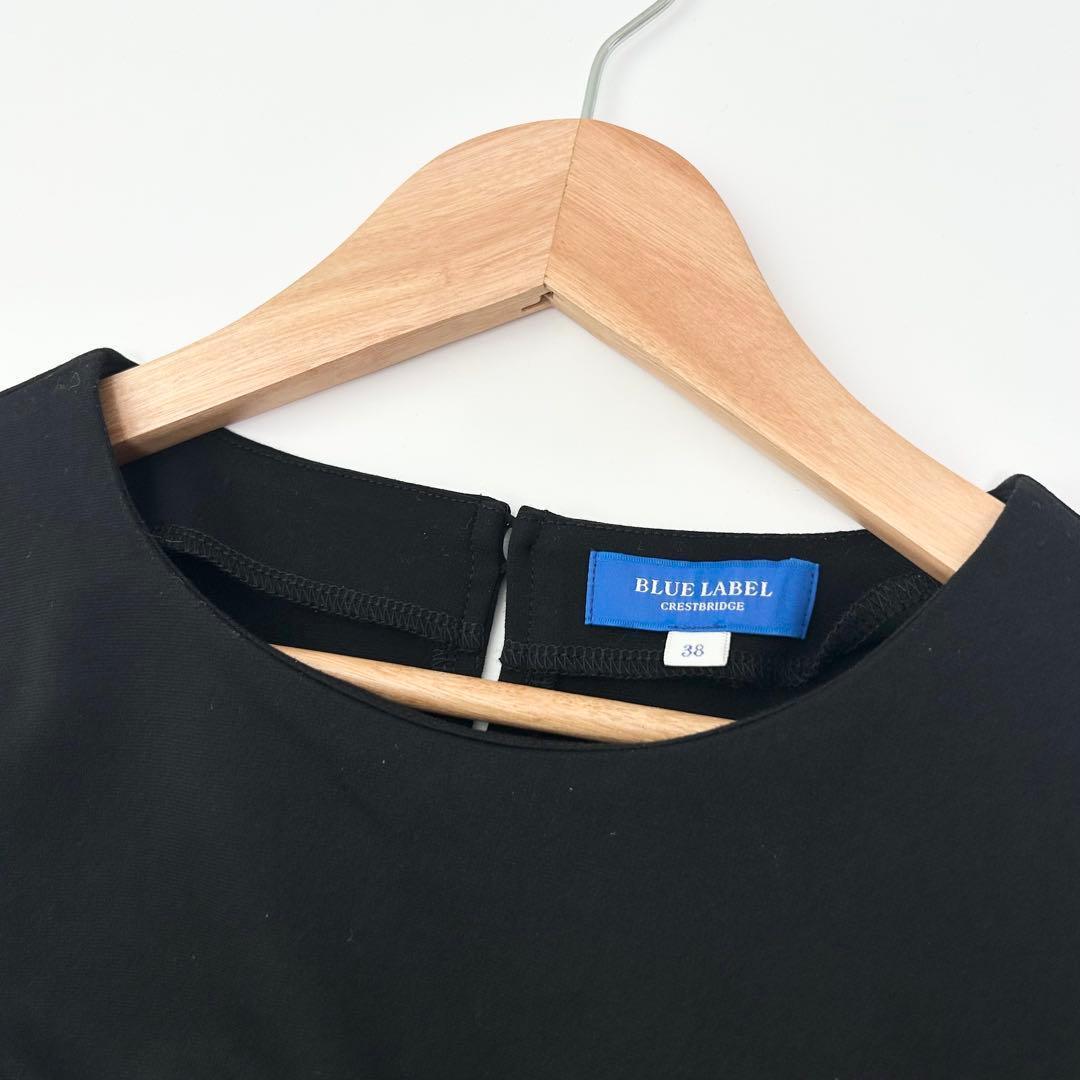 美品✨ブルーレーベルクレストブリッジ　コンパクトライトポンチドレス　ブラック 4