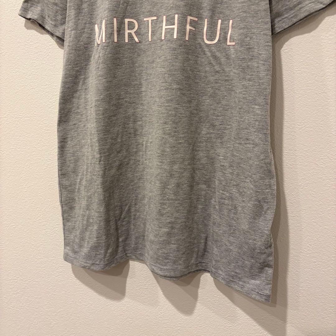 テチチ ロゴ Tシャツ 半袖 灰色　グレー　カジュアル M レディース　シンプル 4