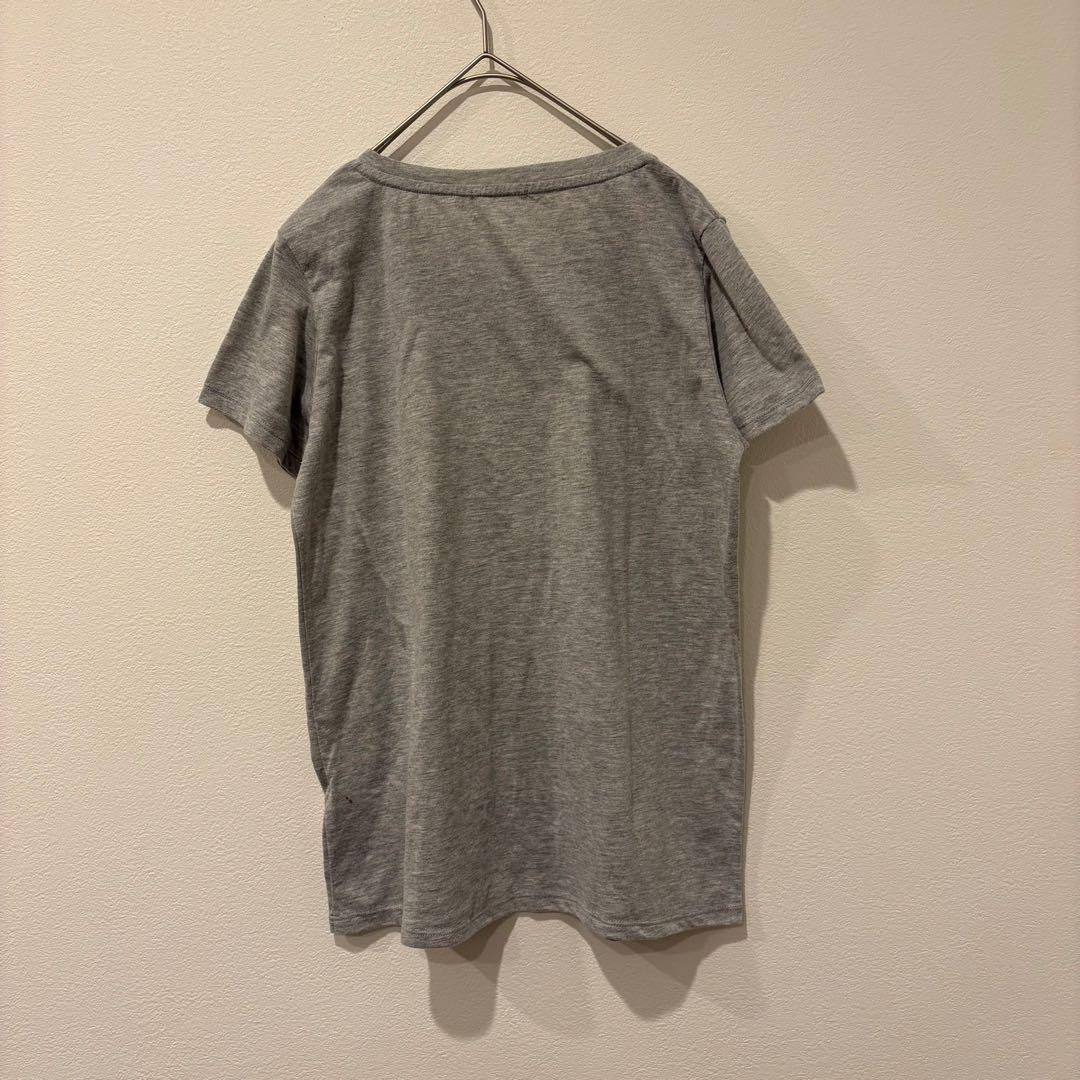 テチチ ロゴ Tシャツ 半袖 灰色　グレー　カジュアル M レディース　シンプル 5