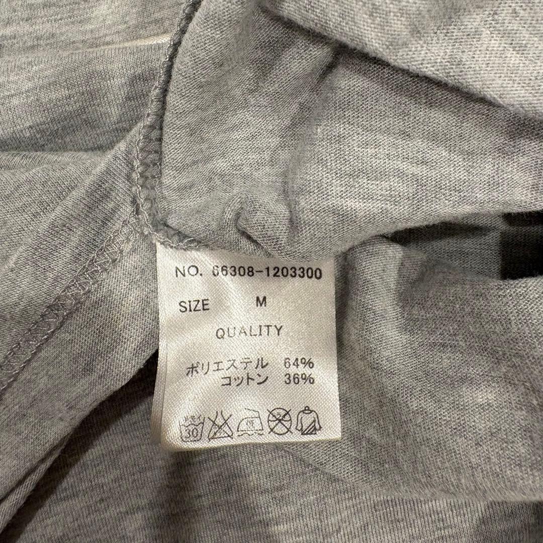 テチチ ロゴ Tシャツ 半袖 灰色　グレー　カジュアル M レディース　シンプル 6