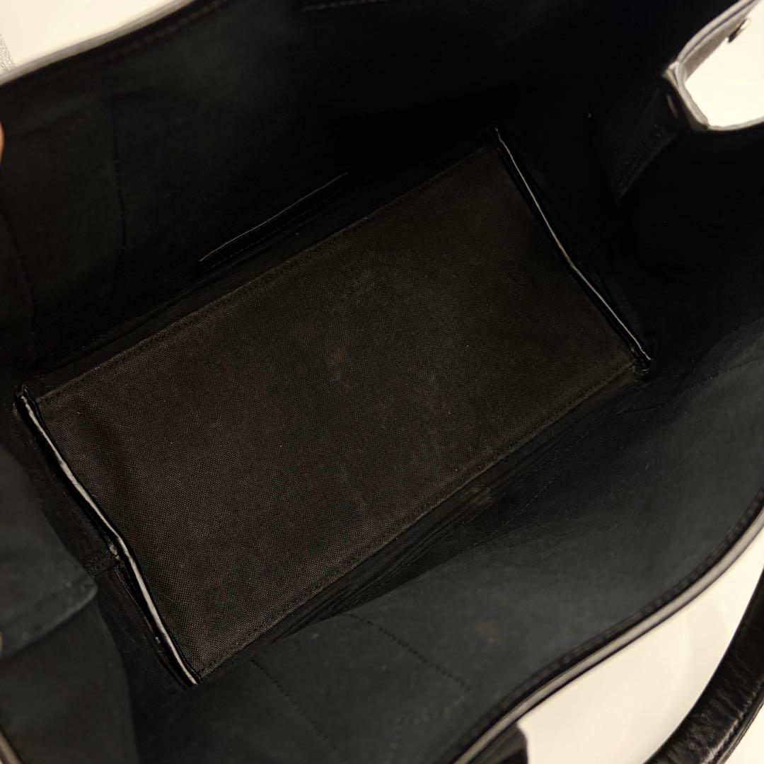 ⭐️良品⭐️ バレンシアガ ネイビーカバスS キャンバス ブラック 4