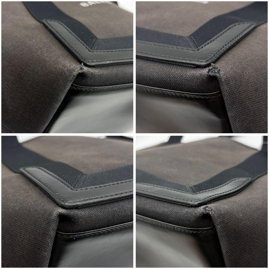 ⭐️良品⭐️ バレンシアガ ネイビーカバスS キャンバス ブラック 9