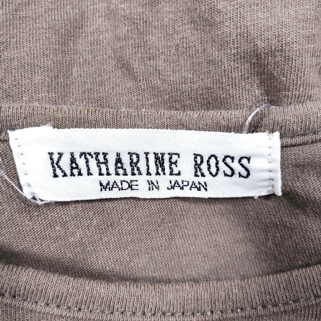KATHRIN ROSS カーキ レーススリーブ Tシャツ M カジュアル 8