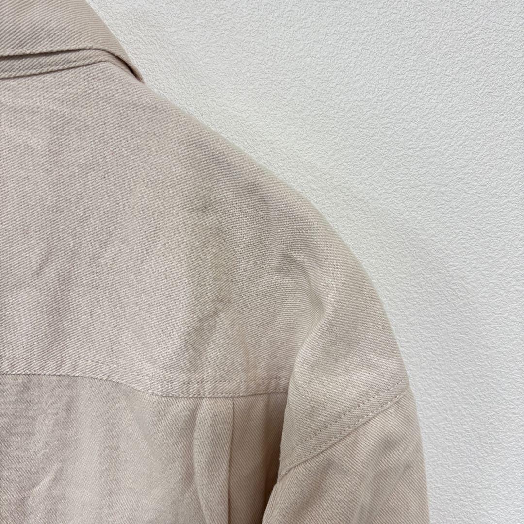 choette アイボリーデニムジャケットLサイズゆったりオーバーサイズd772 14