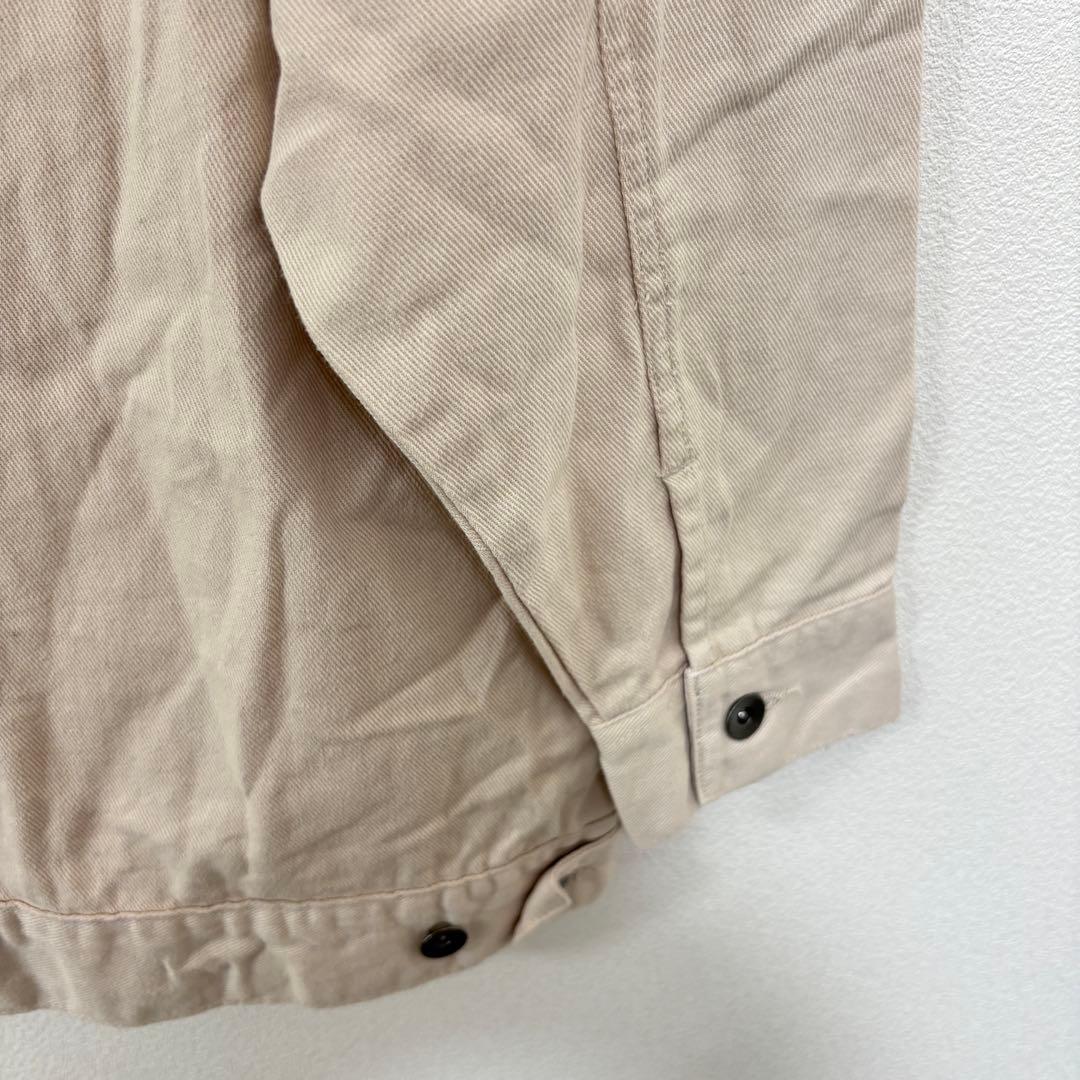 choette アイボリーデニムジャケットLサイズゆったりオーバーサイズd772 15