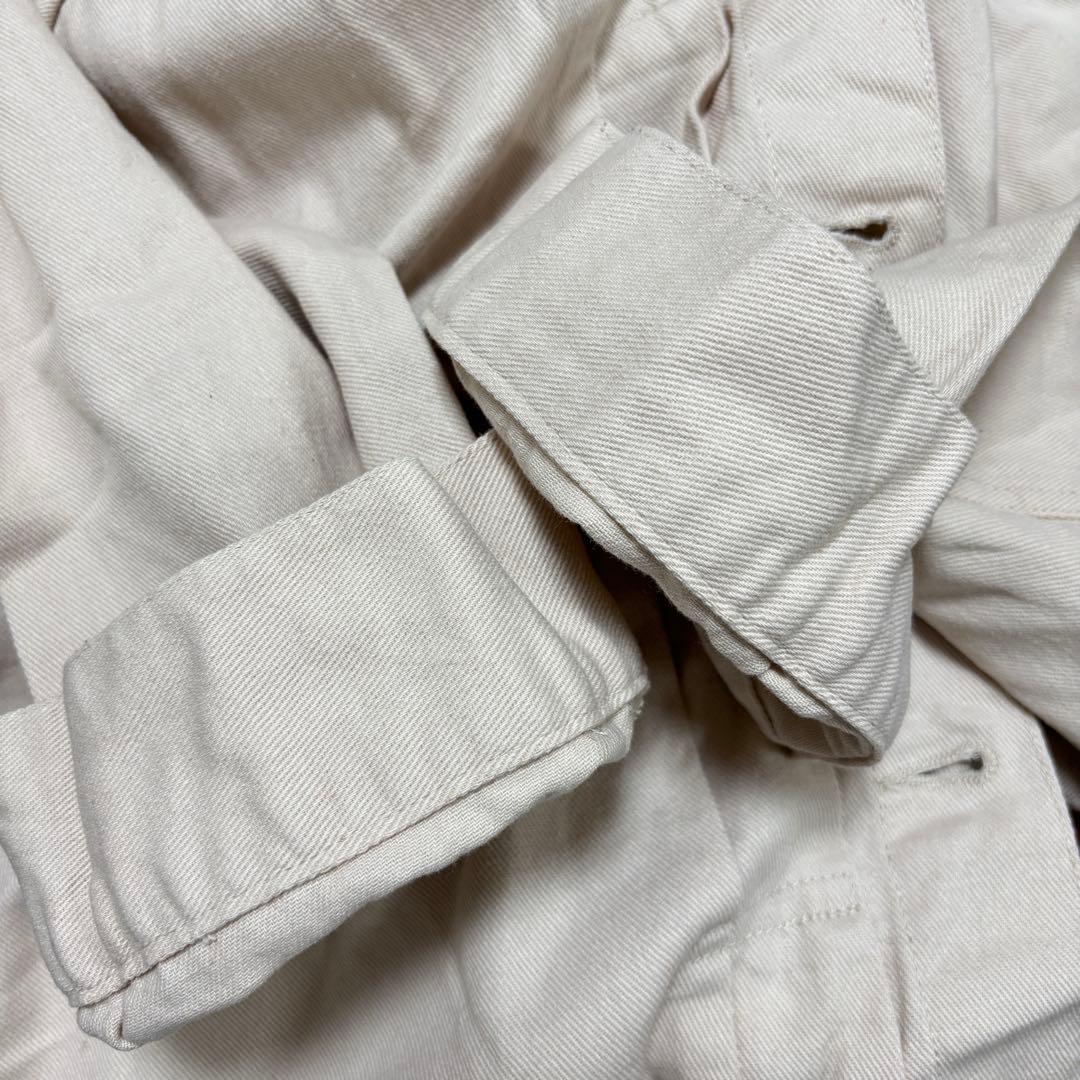 choette アイボリーデニムジャケットLサイズゆったりオーバーサイズd772 20