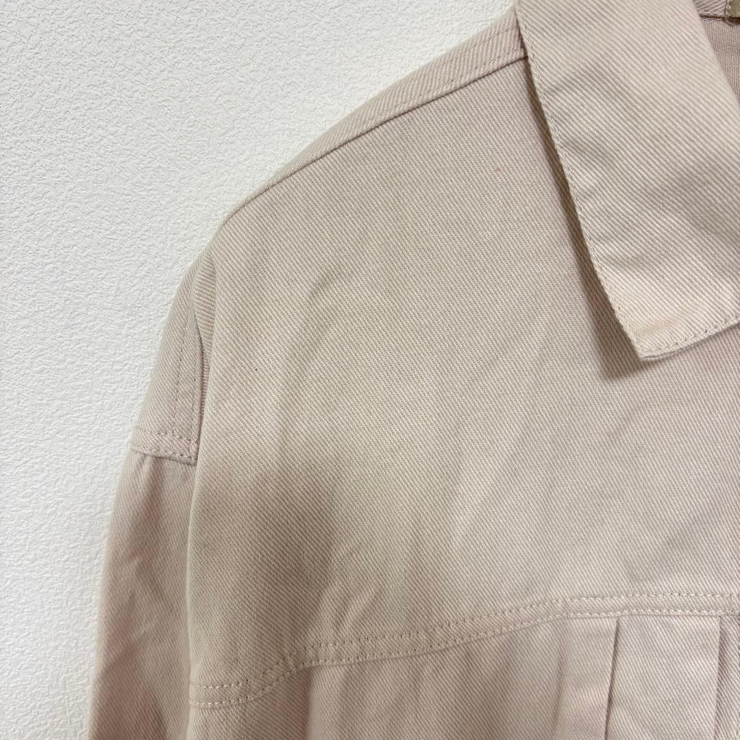 choette アイボリーデニムジャケットLサイズゆったりオーバーサイズd772 4