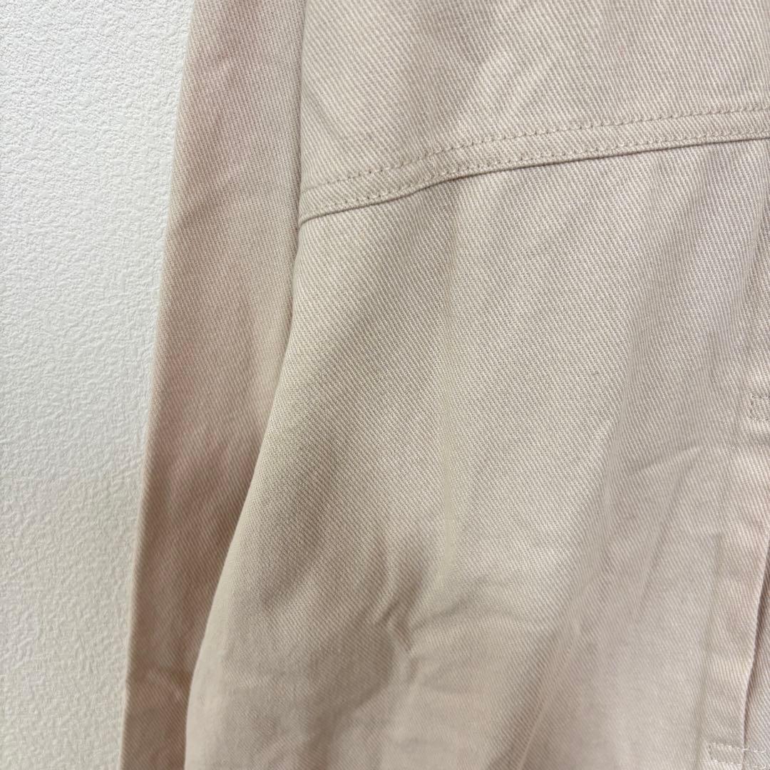 choette アイボリーデニムジャケットLサイズゆったりオーバーサイズd772 5