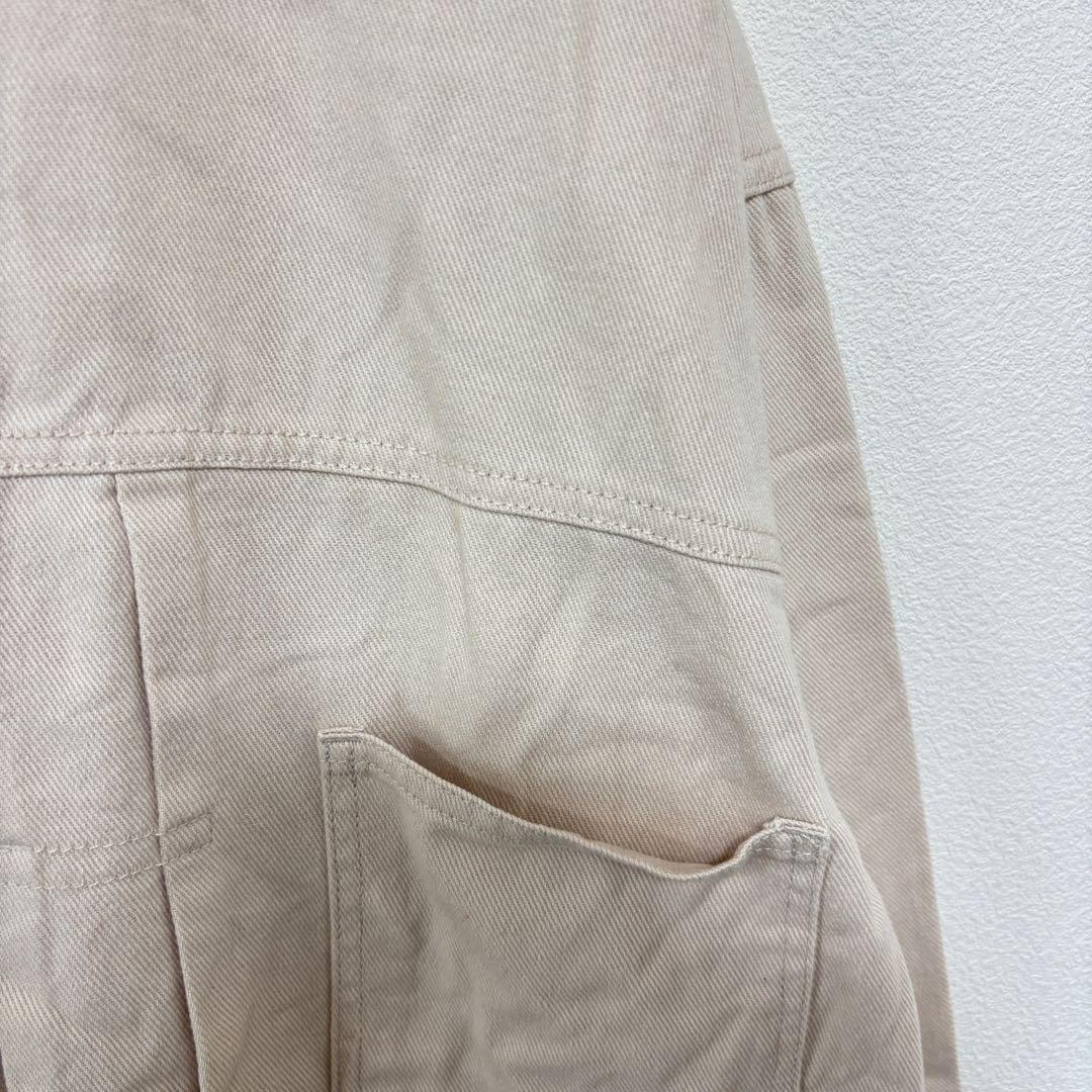 choette アイボリーデニムジャケットLサイズゆったりオーバーサイズd772 8