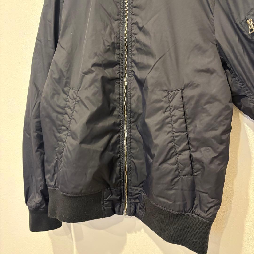 ユニクロ MA-1 ジャケット ブルゾン 黒 ブラック　M 防寒 ミリタリー 5