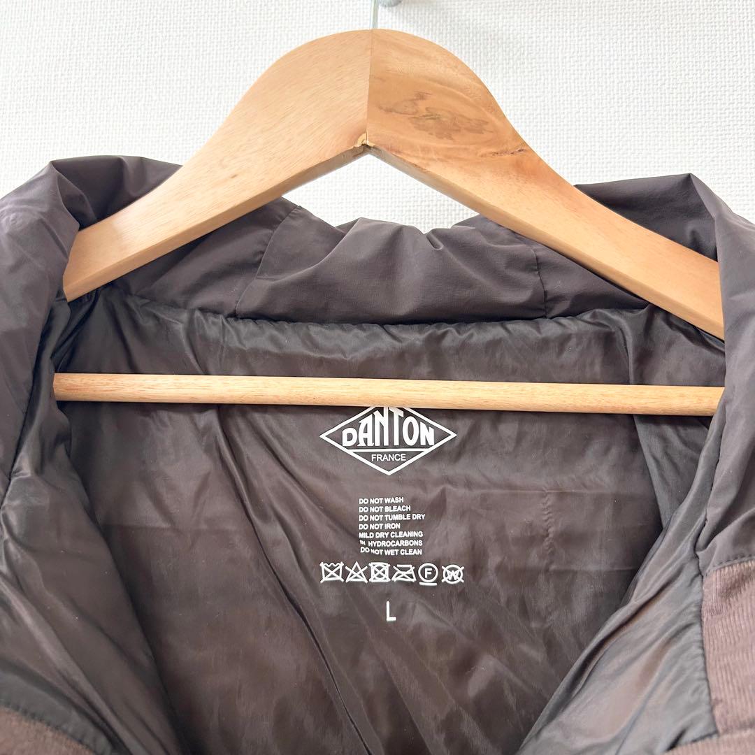 美品✨DANTON ダントン　ダウンジャケット　ブラウン　L 4