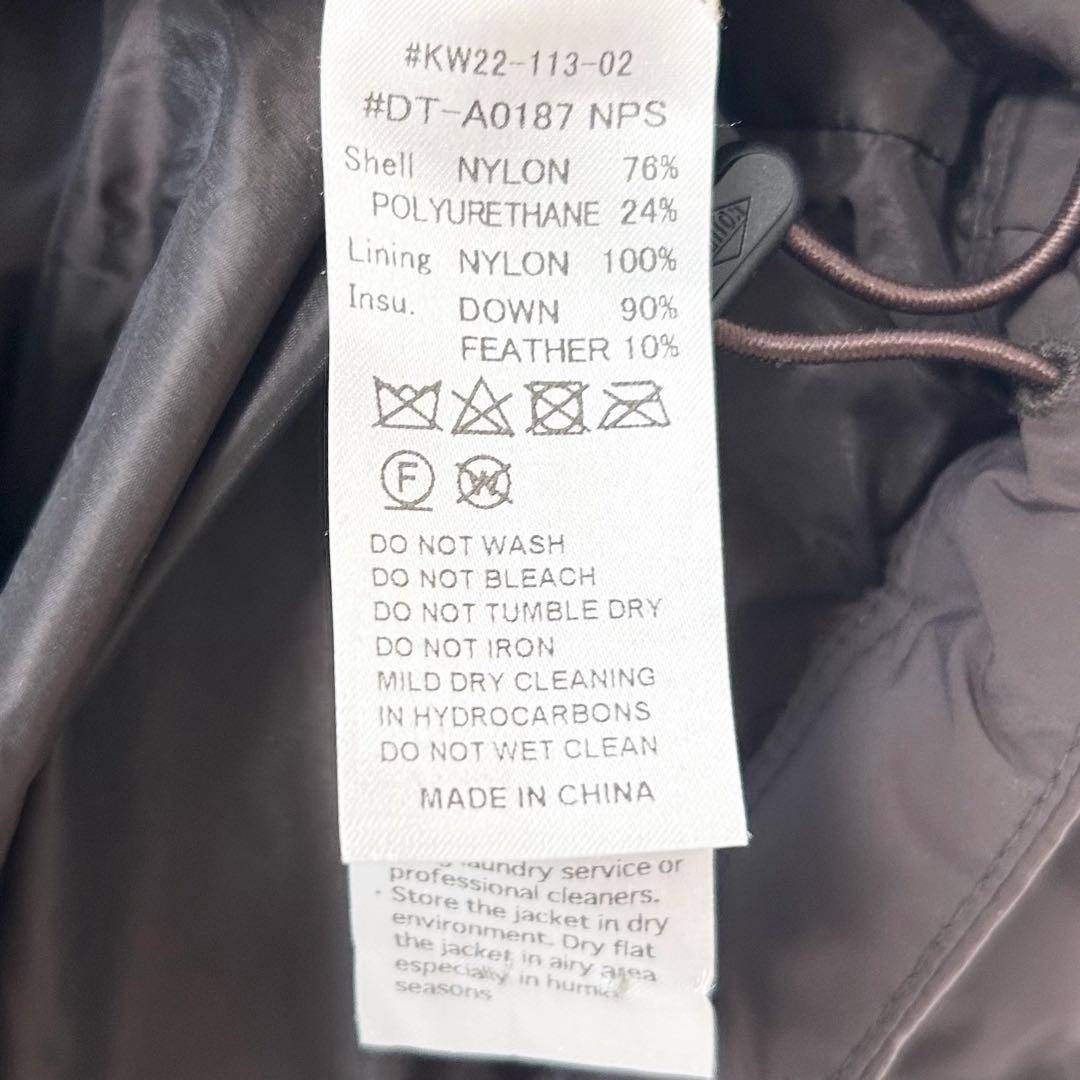 美品✨DANTON ダントン　ダウンジャケット　ブラウン　L 9