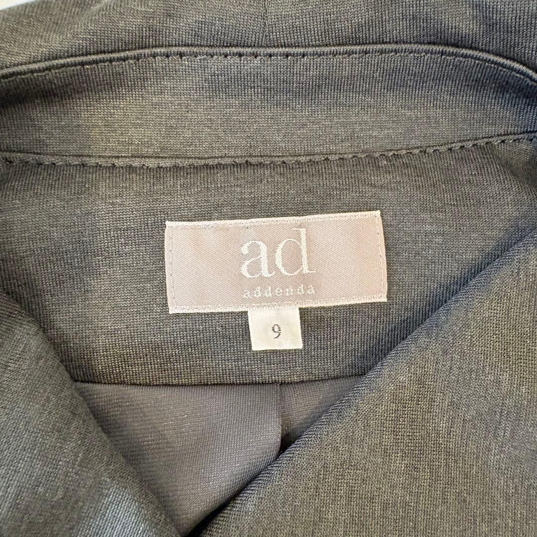 addenda ウエストリボン ジャケット 9号 ブラックMサイズ相当 オフィス 3