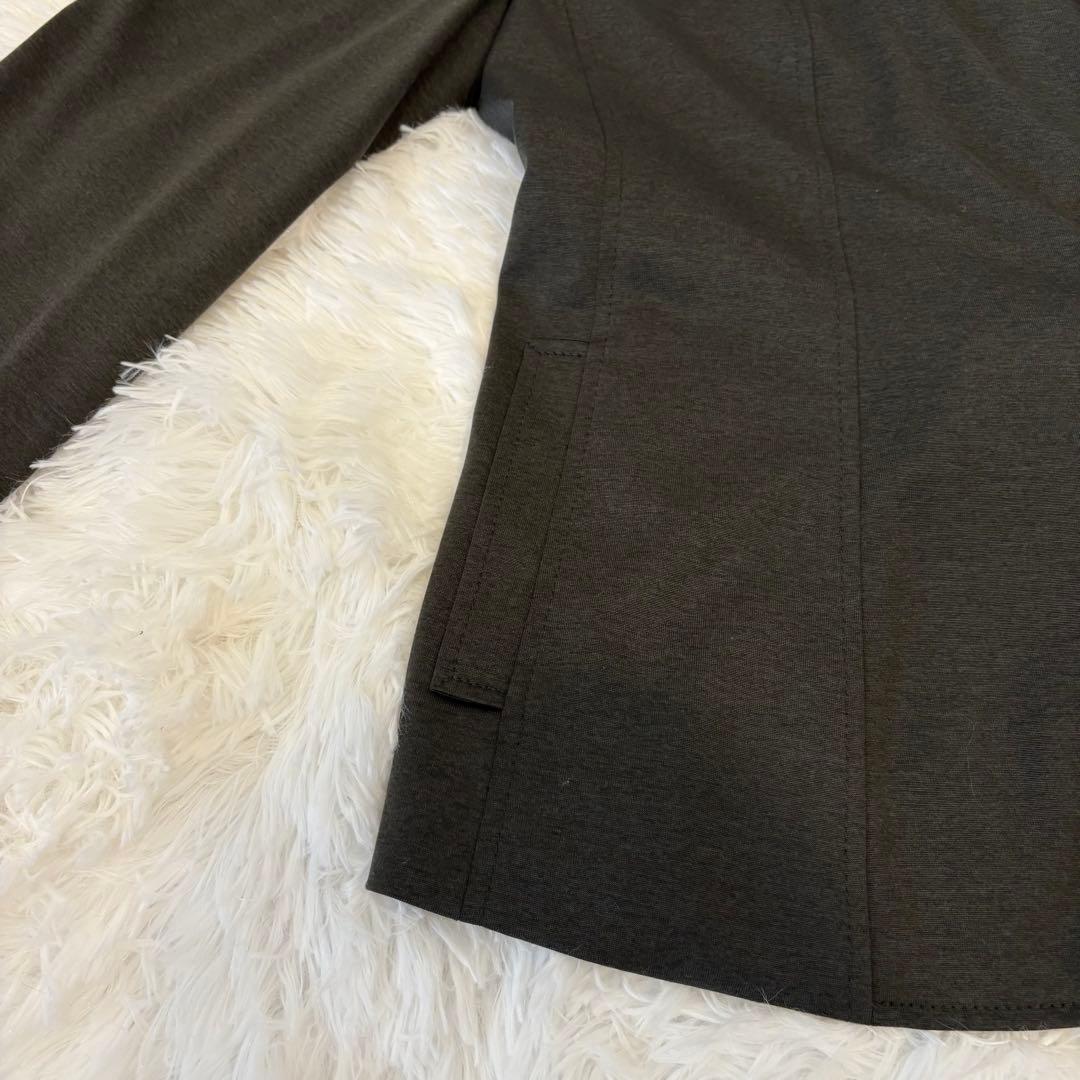 addenda ウエストリボン ジャケット 9号 ブラックMサイズ相当 オフィス 4