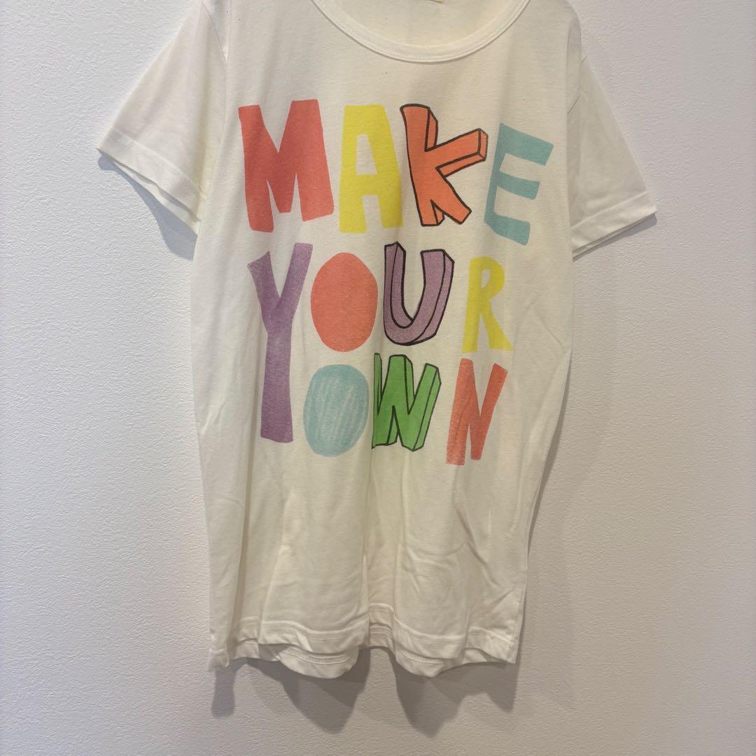 ビームスハート Tシャツ カラフル 白　ホワイト M 半袖 レディース　可愛い 3