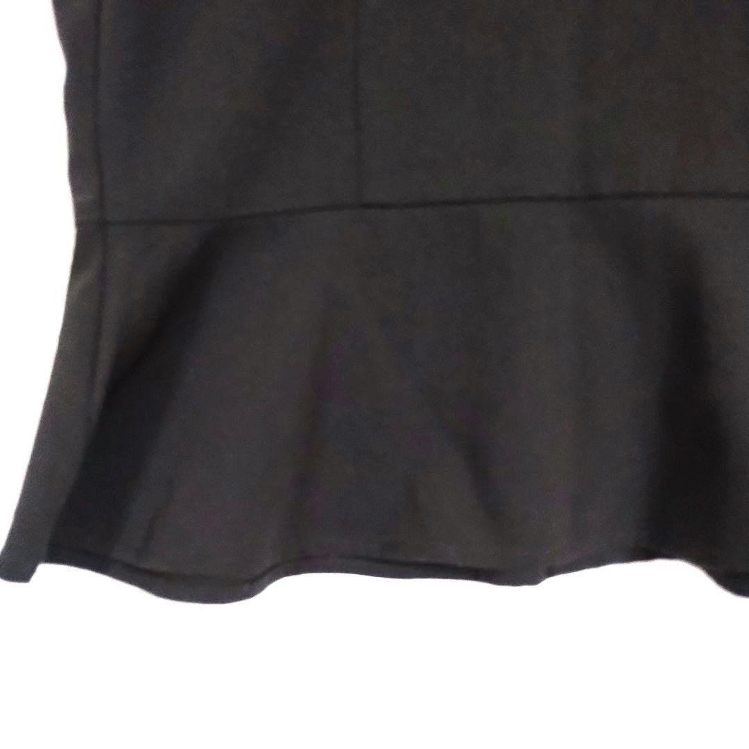 ビームスライト ブラック ペプラム ノースリーブ トップス M カジュアル 3