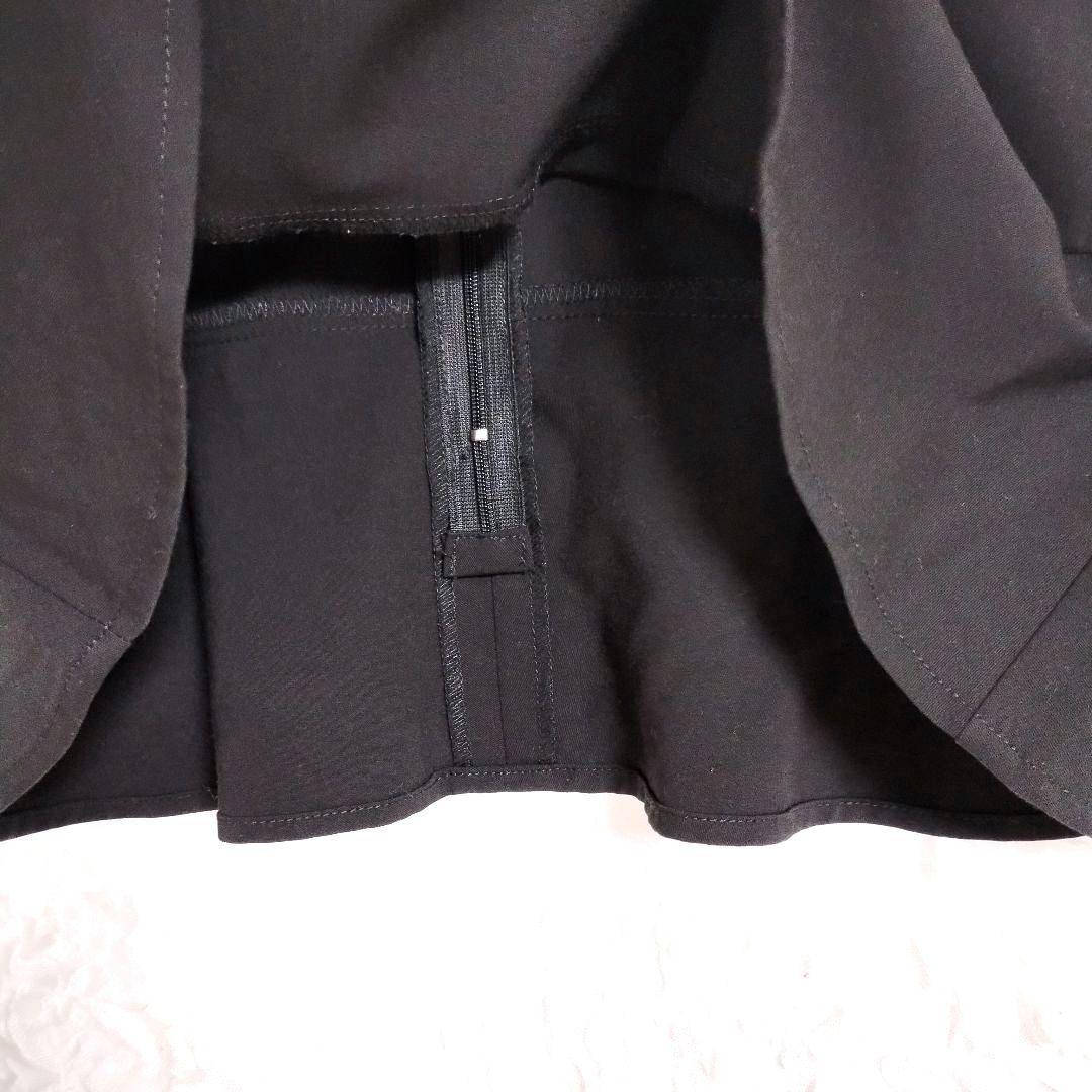 ビームスライト ブラック ペプラム ノースリーブ トップス M カジュアル 4