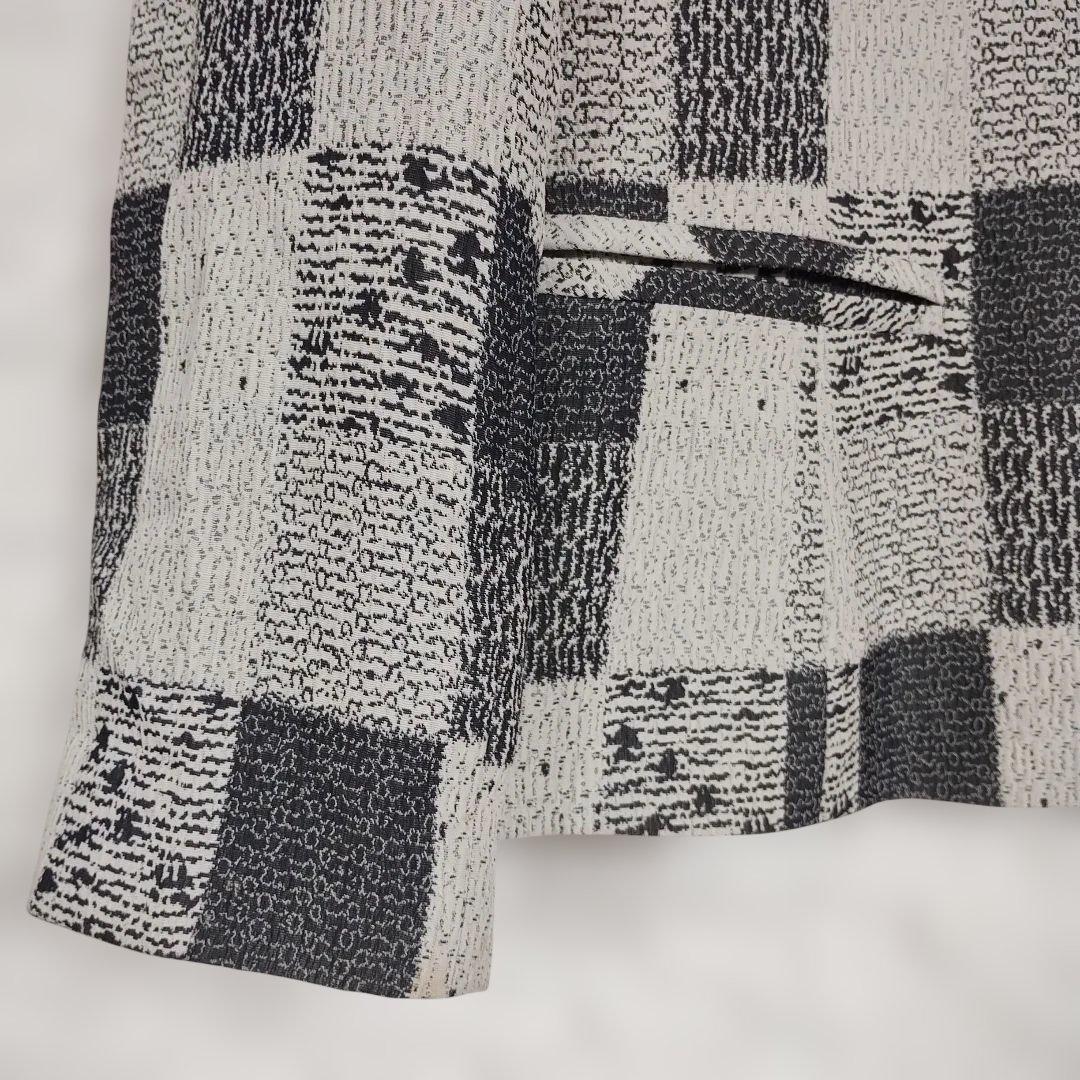 ヴィンテージ【ROSACEロザーズ 】チェック柄ジャケット L 日本製 金ボタン 3