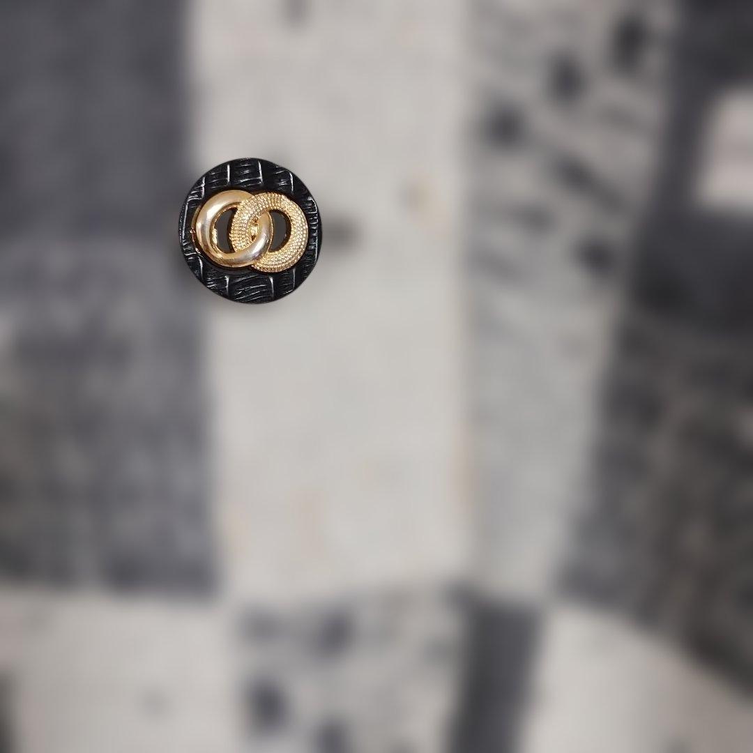 ヴィンテージ【ROSACEロザーズ 】チェック柄ジャケット L 日本製 金ボタン 4