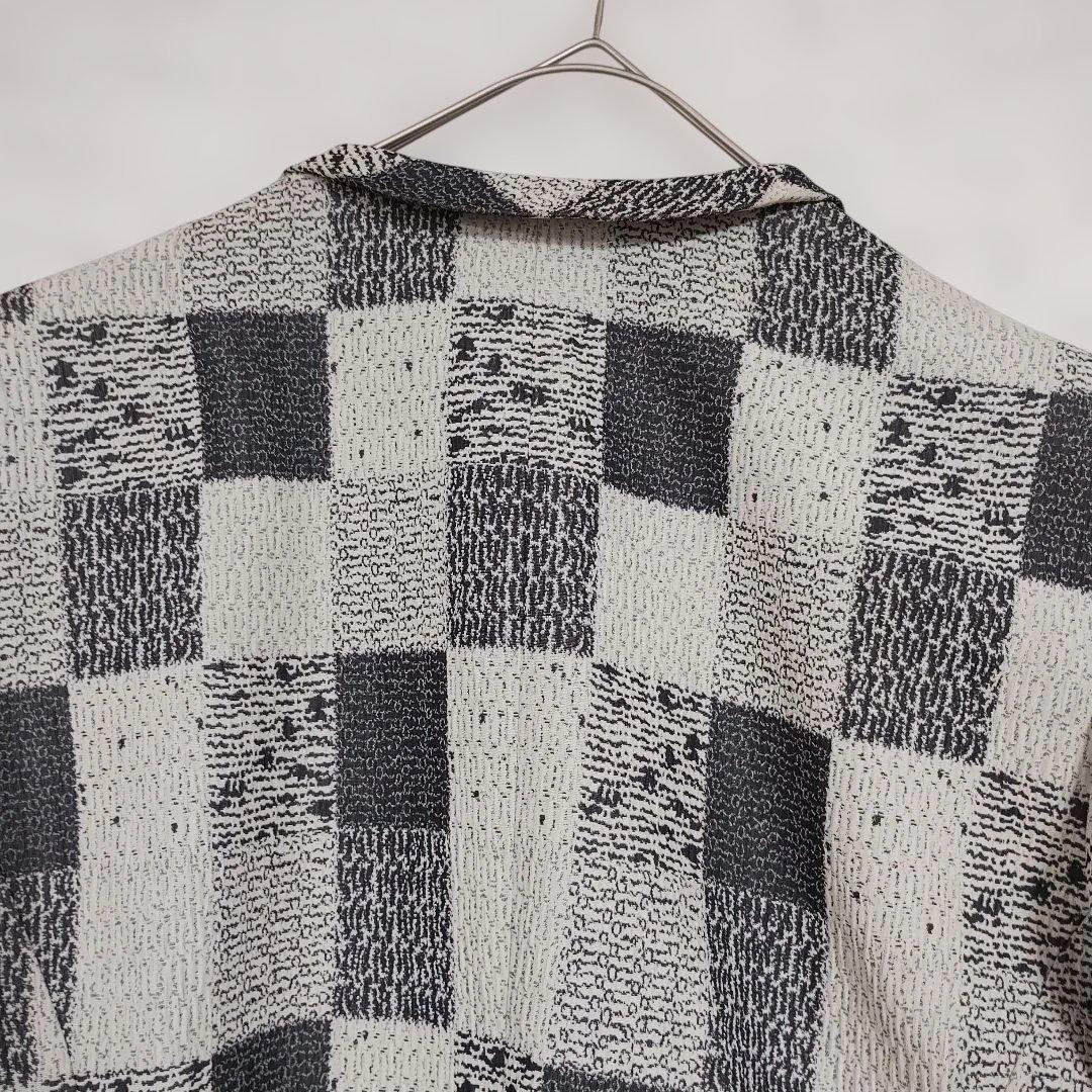 ヴィンテージ【ROSACEロザーズ 】チェック柄ジャケット L 日本製 金ボタン 6