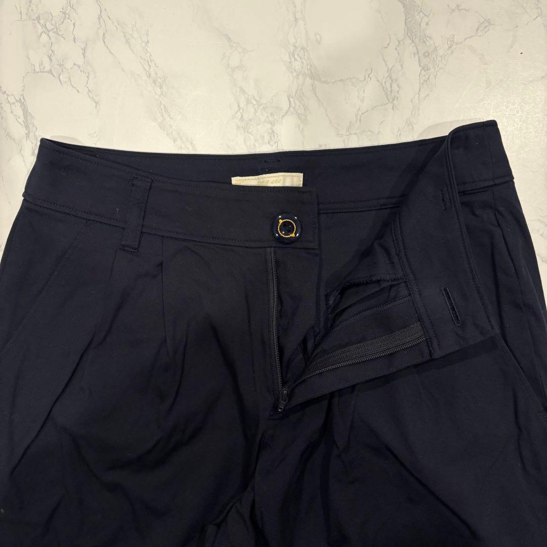 エニィスィス テーパードパンツ 黒　ブラック　きれいめ M相当　無地　カジュアル 7