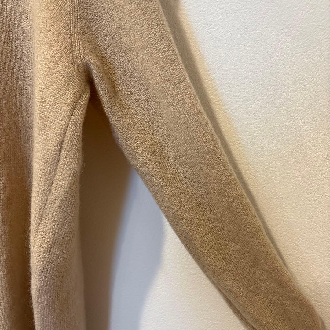 リステア ニットセーター 長袖　ベージュ 40 L 襟付き 4