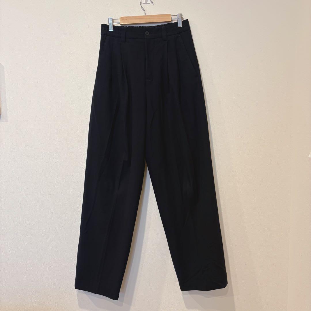 ザラ タック ワイドパンツ スラックス 黒 ブラック　レディース　きれいめ