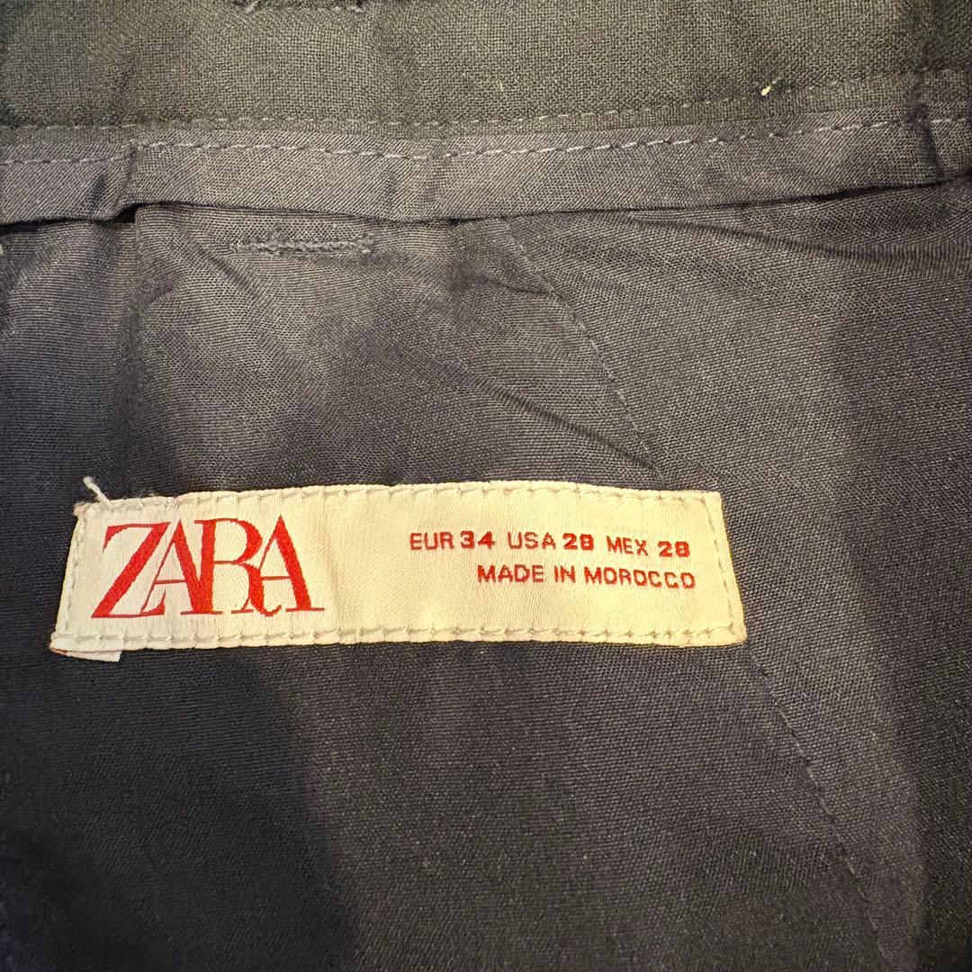 ザラ タック ワイドパンツ スラックス 黒 ブラック　レディース　きれいめ 8