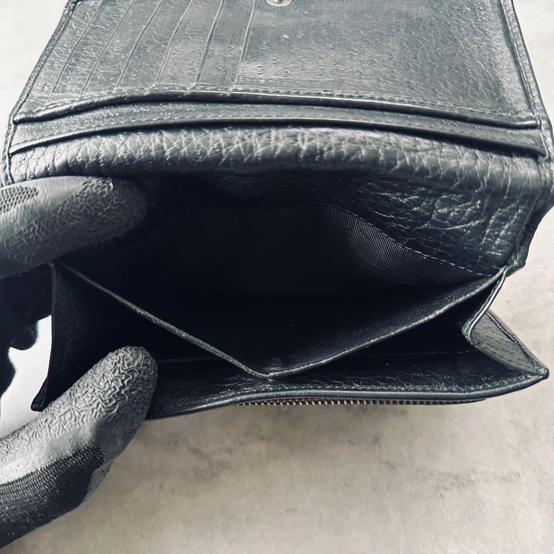 GUCCI レザー ロゴ 二つ折り財布　 コンパクトウォレット 11