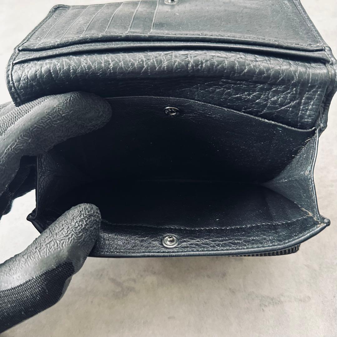 GUCCI レザー ロゴ 二つ折り財布　 コンパクトウォレット 12