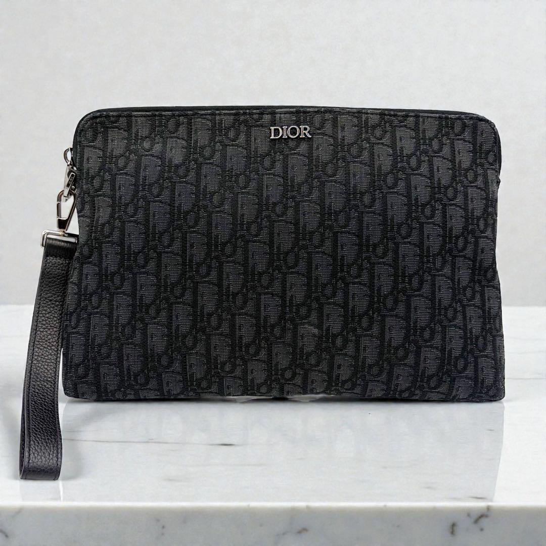⭐️美品⭐️クリスチャンディオール オブリーク ジャガード クラッチバッグ