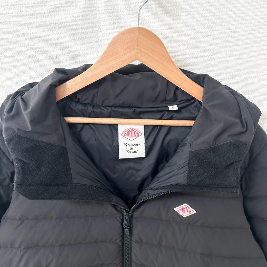 DANTON ダントン　ミドルダウン　ダウンコート　ブラック　S 3