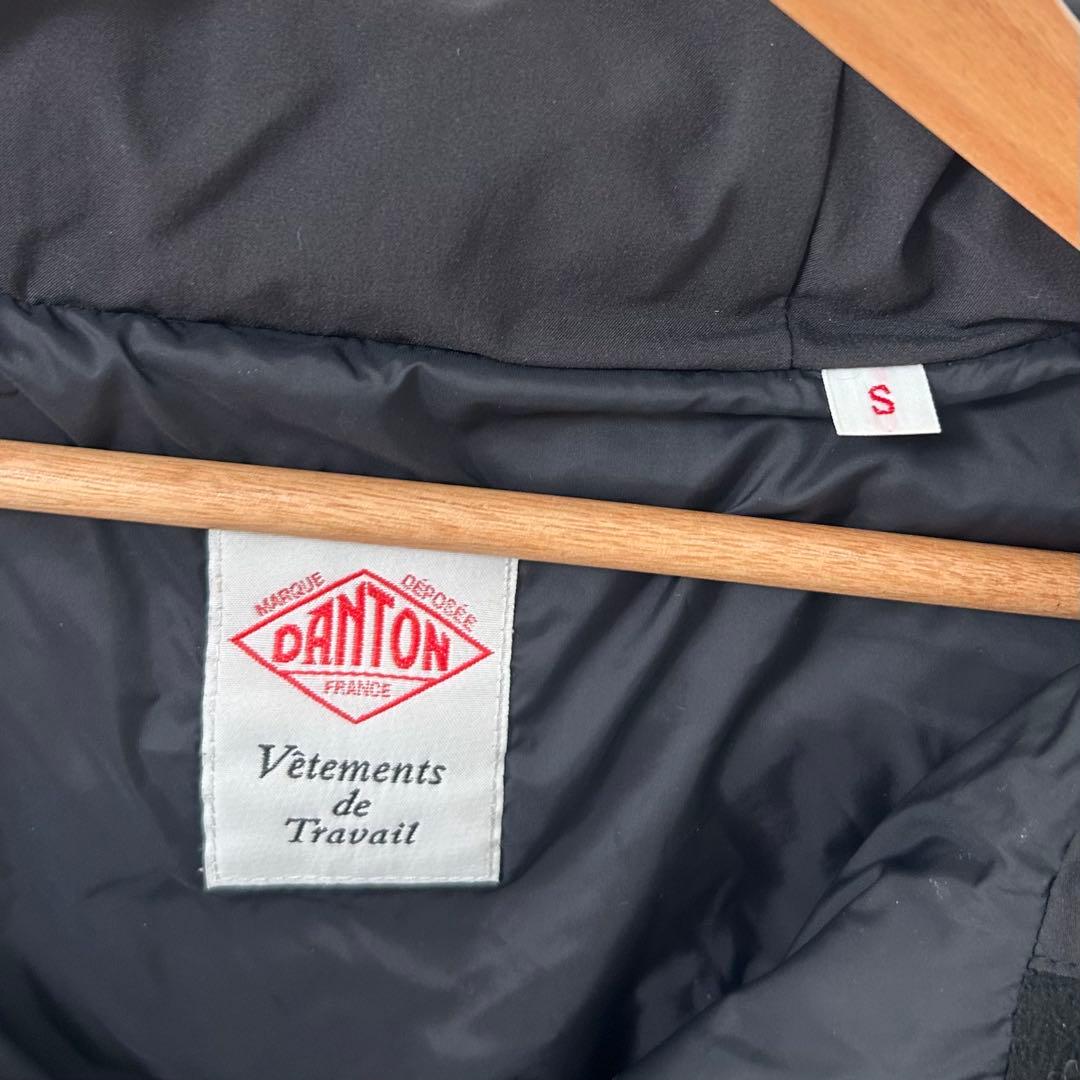 DANTON ダントン　ミドルダウン　ダウンコート　ブラック　S 4