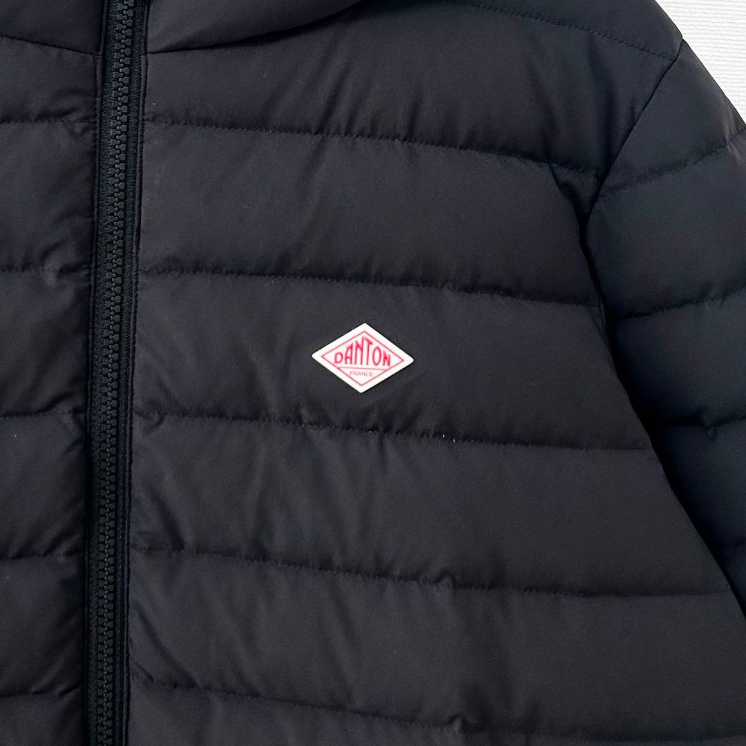 DANTON ダントン　ミドルダウン　ダウンコート　ブラック　S 5