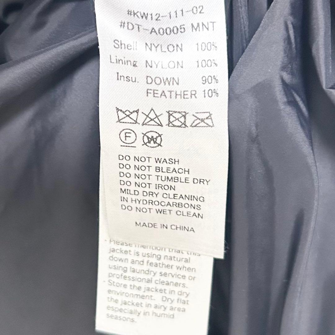 DANTON ダントン　ミドルダウン　ダウンコート　ブラック　S 8