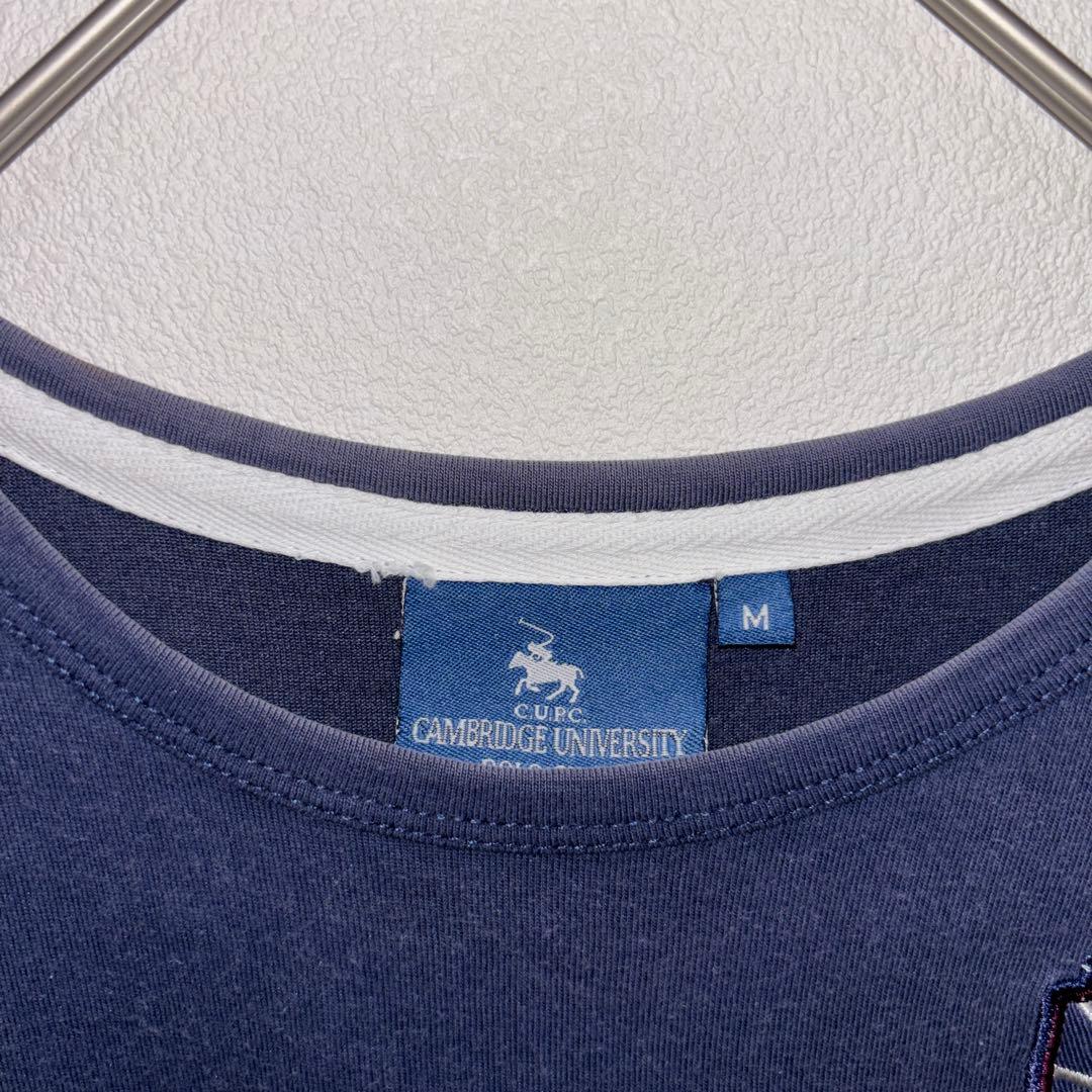 POLO CLUB ストライプボーダー Tシャツ Mサイズd766 3
