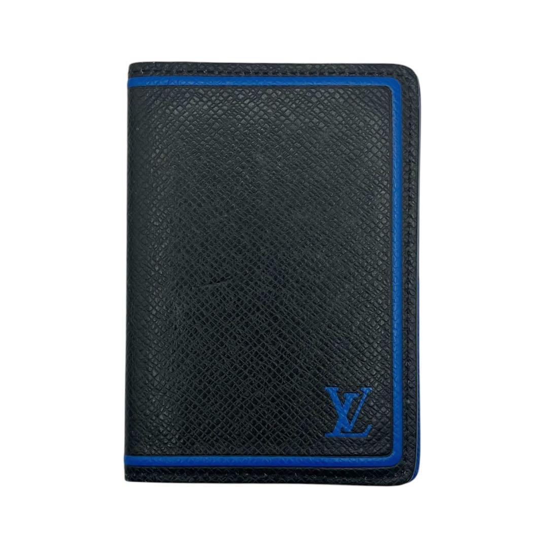 美品✨ ルイヴィトン タイガ オーガナイザー ドゥ ポッシュ ブルー 2