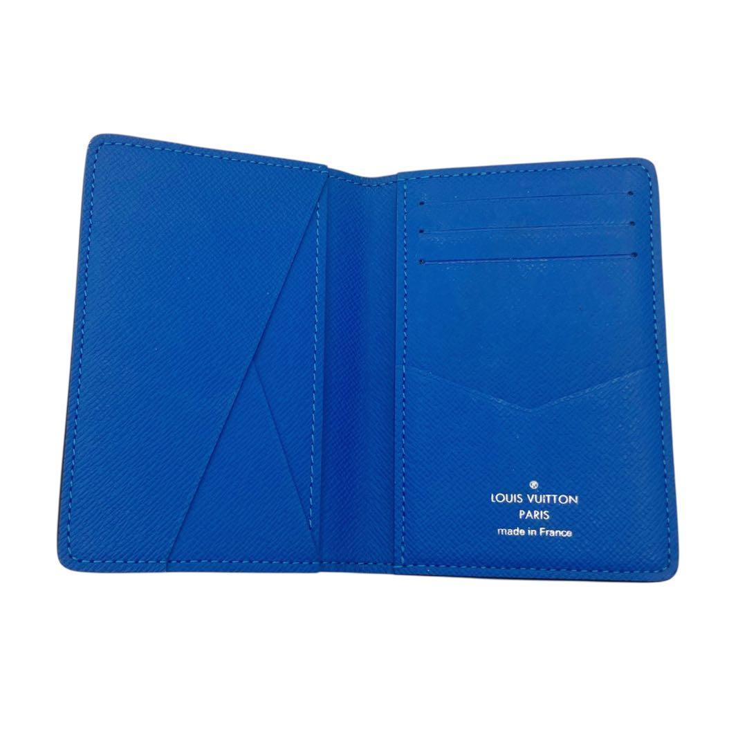 美品✨ ルイヴィトン タイガ オーガナイザー ドゥ ポッシュ ブルー 4