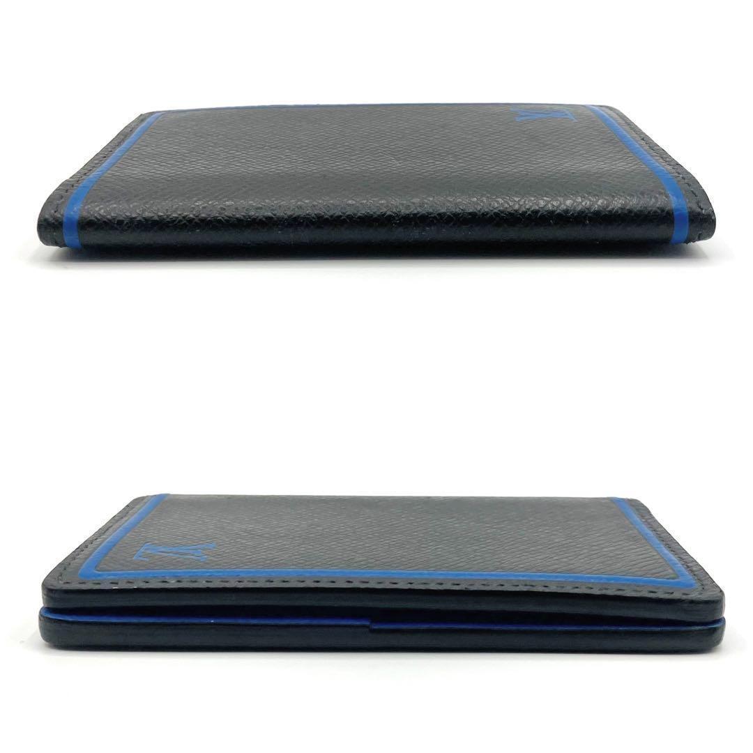 美品✨ ルイヴィトン タイガ オーガナイザー ドゥ ポッシュ ブルー 7