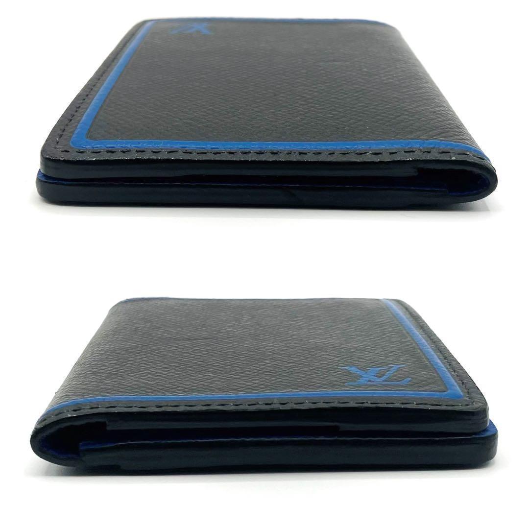 美品✨ ルイヴィトン タイガ オーガナイザー ドゥ ポッシュ ブルー 8