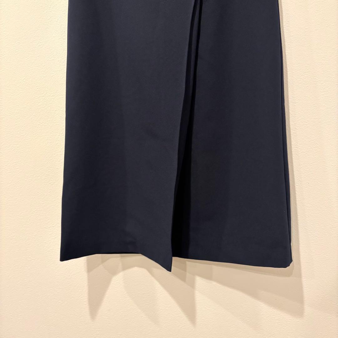 テチチ ラップ風 タイト ロングスカート 紺色　ネイビー きれいめ　フリーサイズ 3