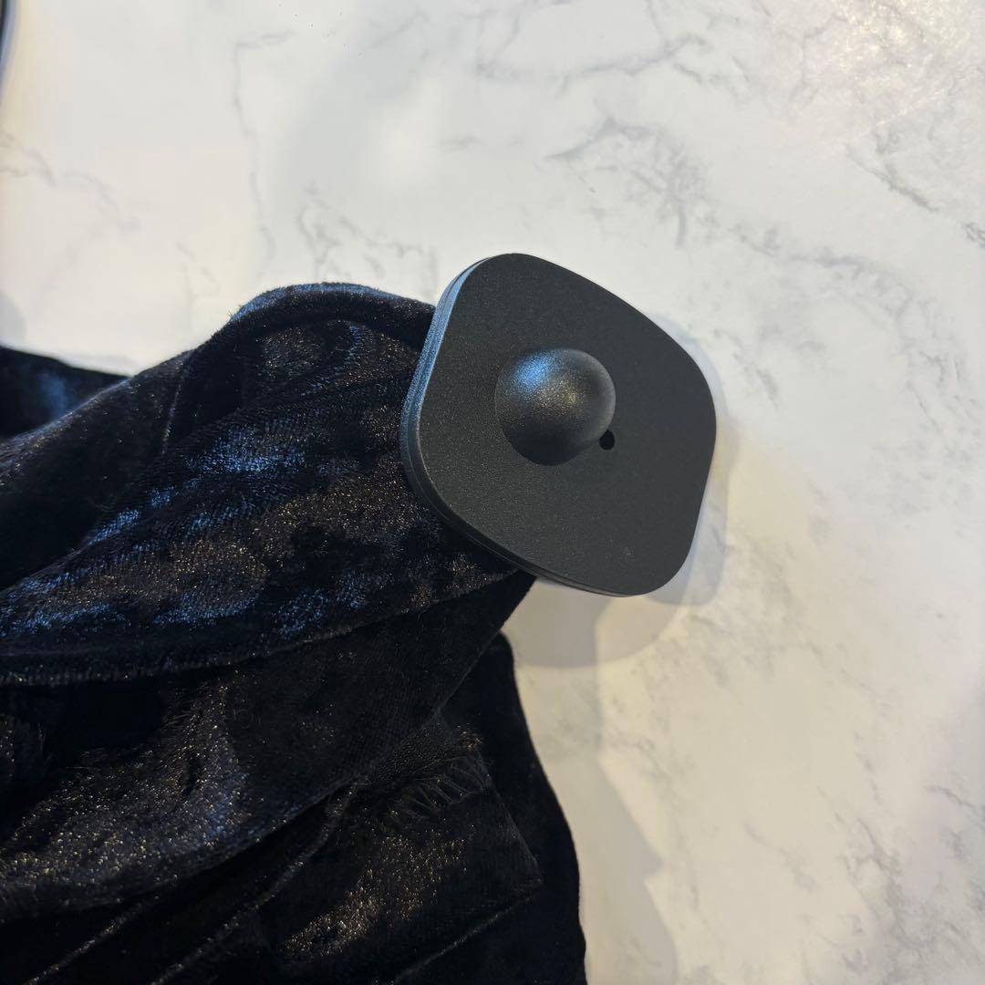 美品✨　ノーマカマリ フレアワンピース ベロア 長袖 黒　ブラック M 上品 10