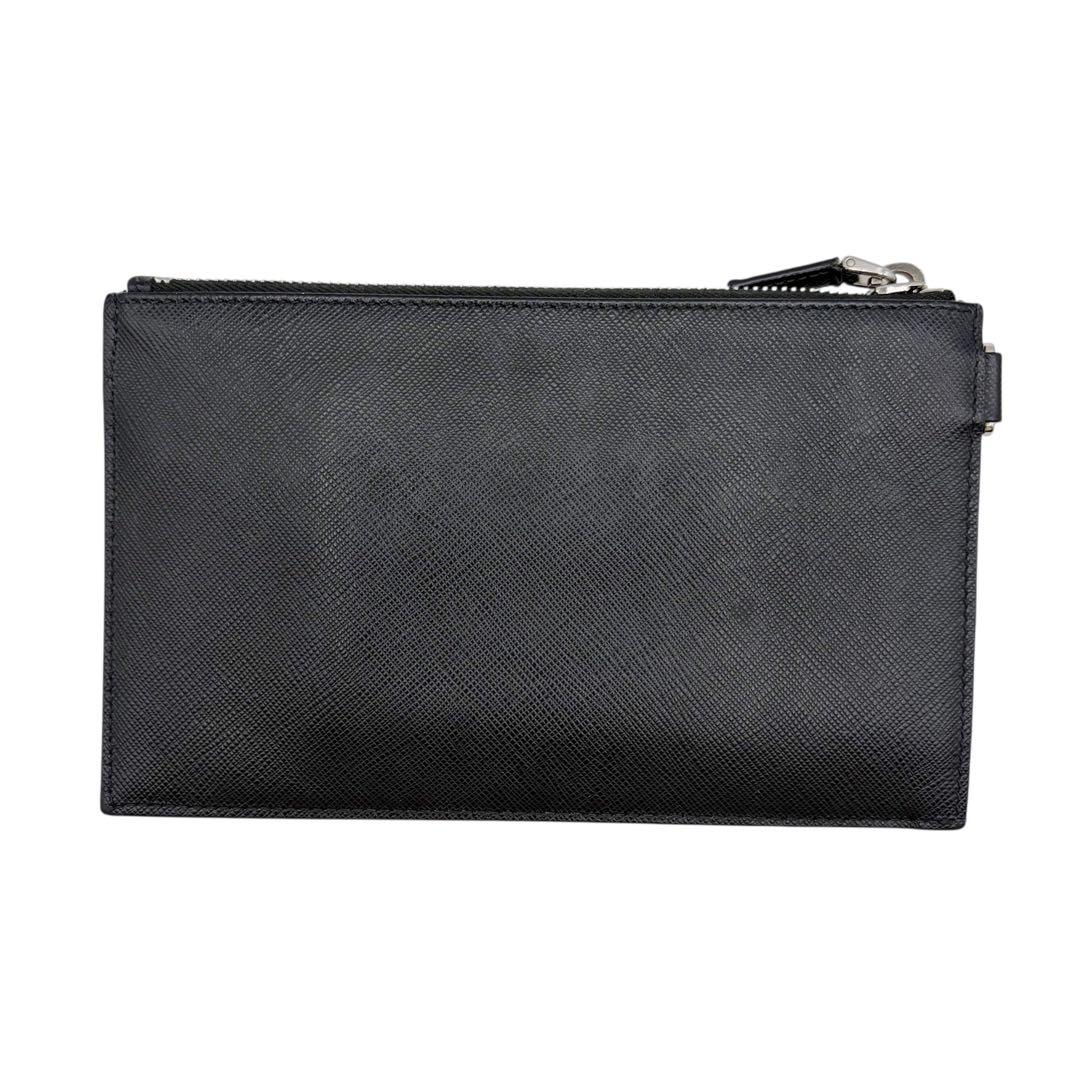 ⭐️美品⭐️ プラダ サフィアーノ トライアングル ポーチ ブラック 3