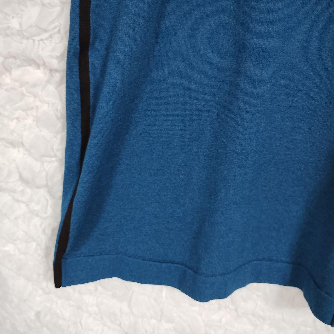 PART2 JUNKO SHIMADA 青いノースリーブチュニックゆったりXL 3